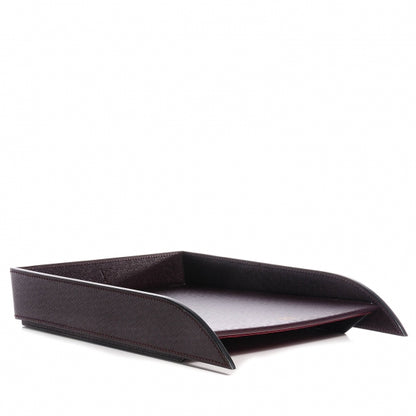 Louis Vuitton Taiga Leather 6 Piece Desk Set Acajou 10 of 13