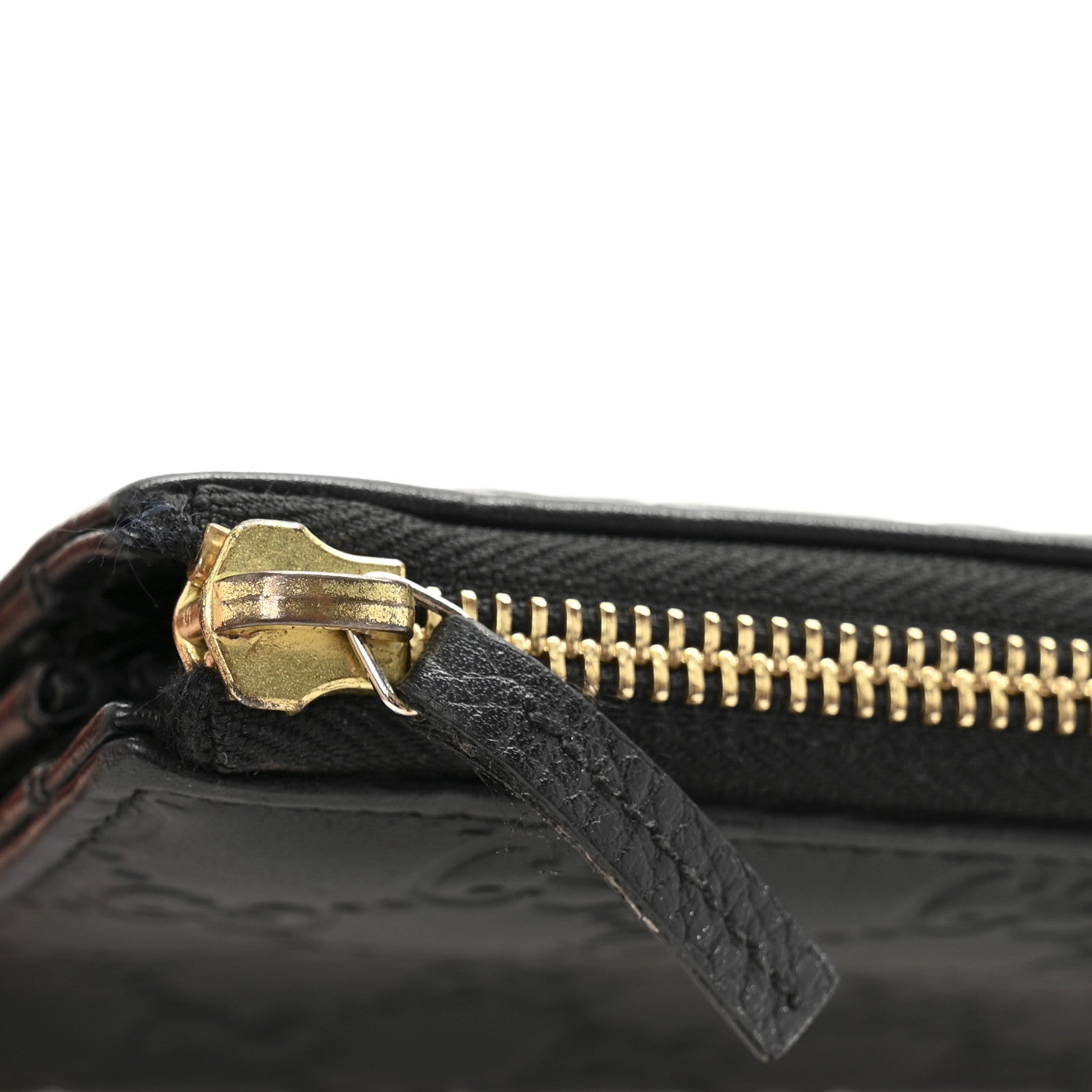 Gucci Guccissima Signature Zip Around Organizer Wallet Black 10 of 11