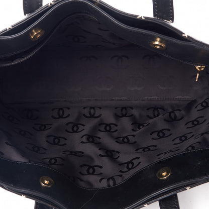 Chanel Calfskin Wild Stitch Large Tote Black 6 of 11