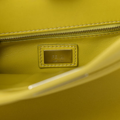 Fendi Nappa Mini Peekaboo Iconic Satchel Lime 8 of 9