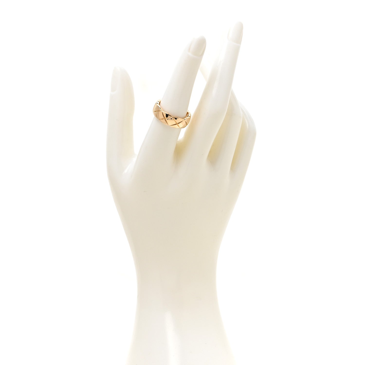 Chanel 18K Beige Gold Small Coco Crush Ring 55 7.5 2 of 6