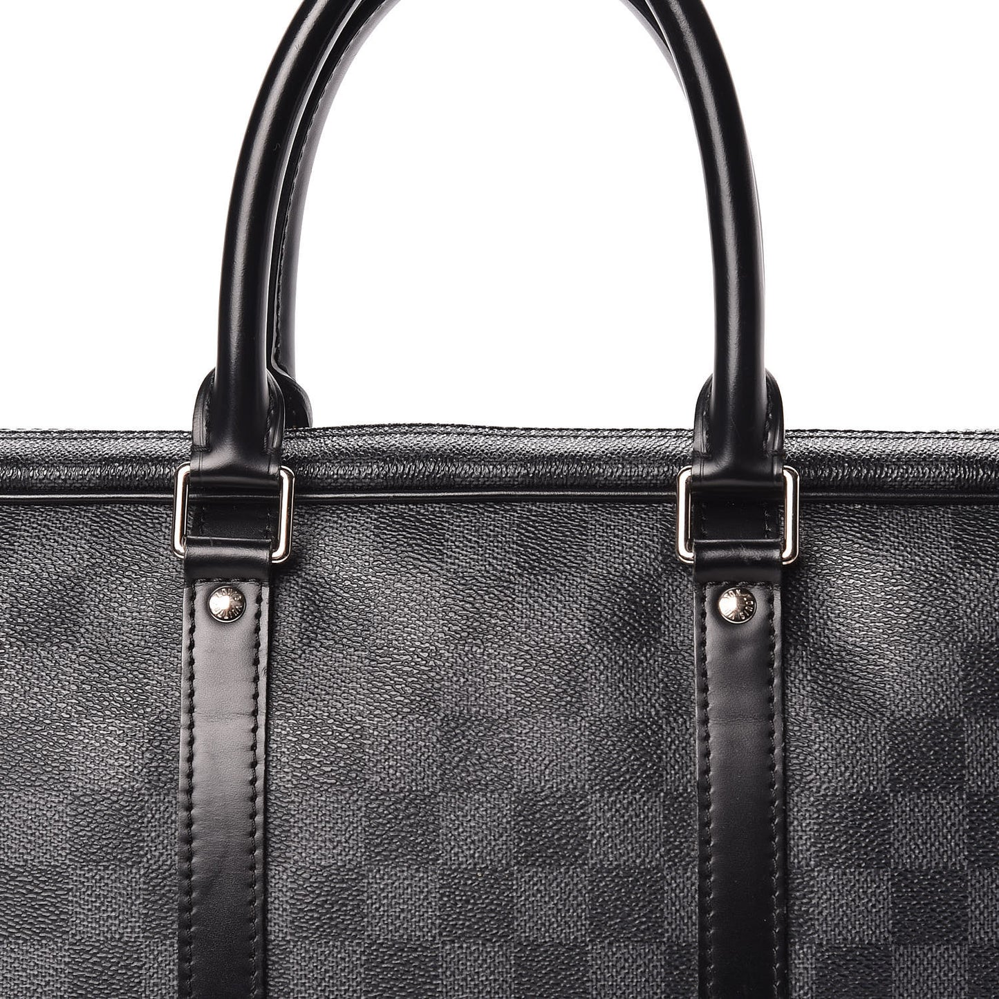Damier Graphite Porte-Documents Voyage