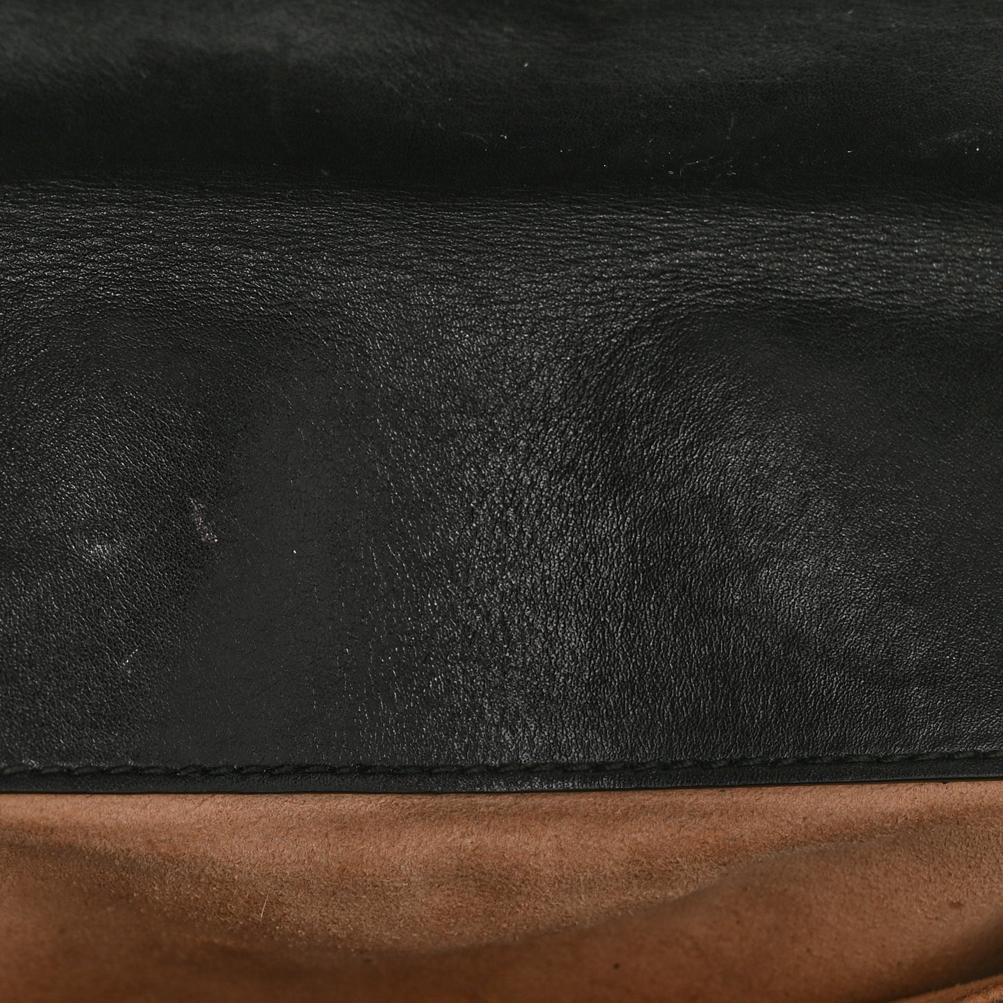 Calfskin Matelasse Mini GG Marmont Shoulder Bag Black