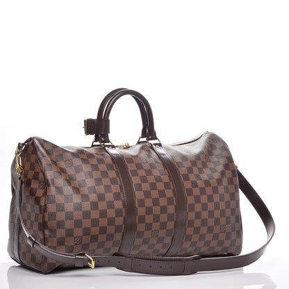 Louis Vuitton Damier Ebene Keepall Bandouliere 45 4 of 11