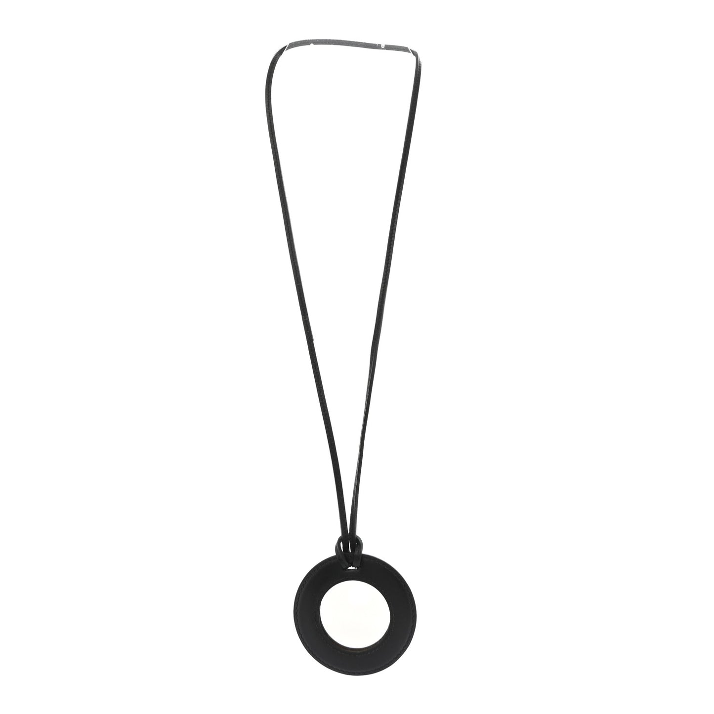 Chamonix Mirror Pendant Necklace Black