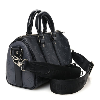 Louis Vuitton Reverse Monogram Eclipse Keepall Bandouliere 25 Black 3 of 9