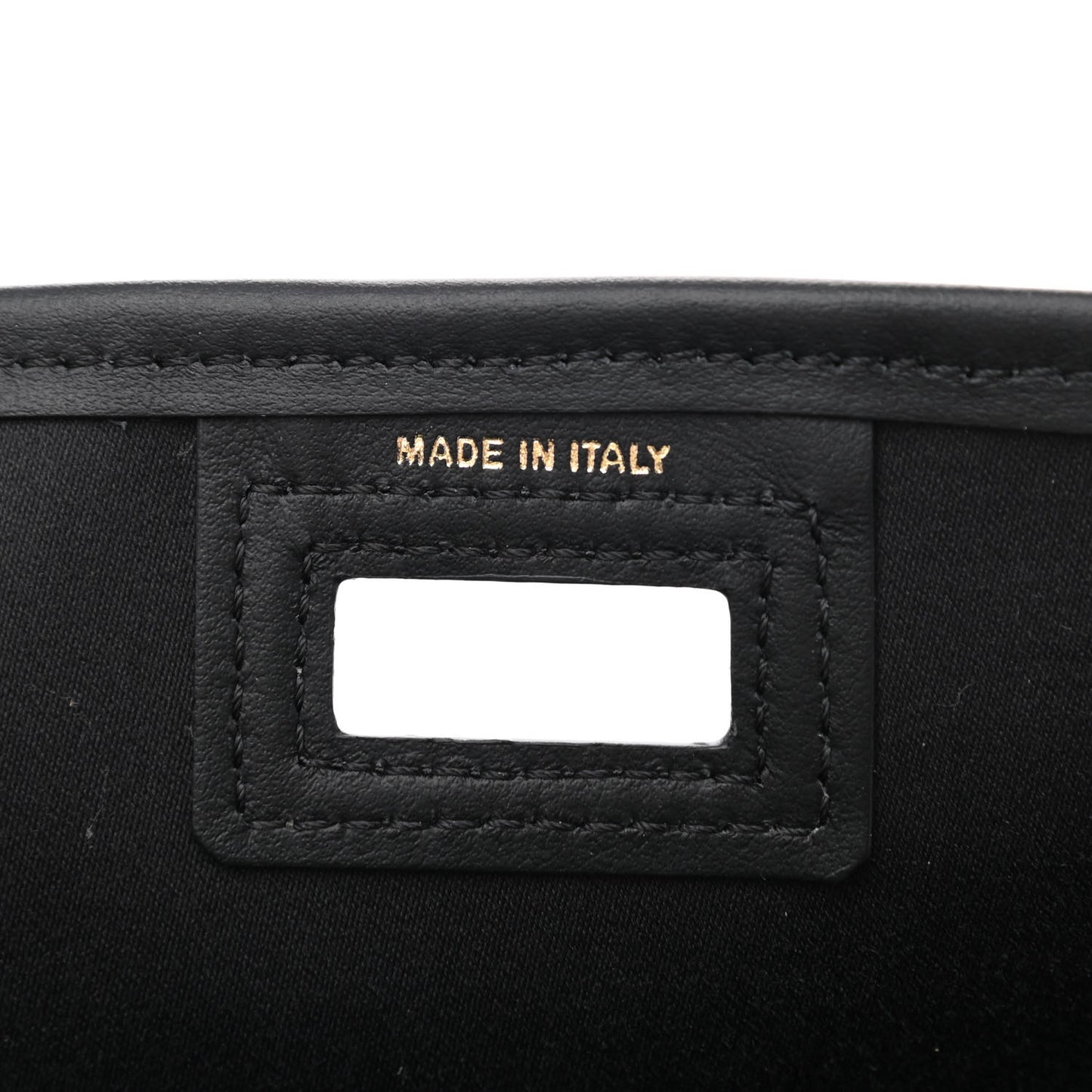 Glazed Fabric Vitello Century FF 1974 Stamp Patch Mini Peekaboo Defender Cover Mogano Panna Black