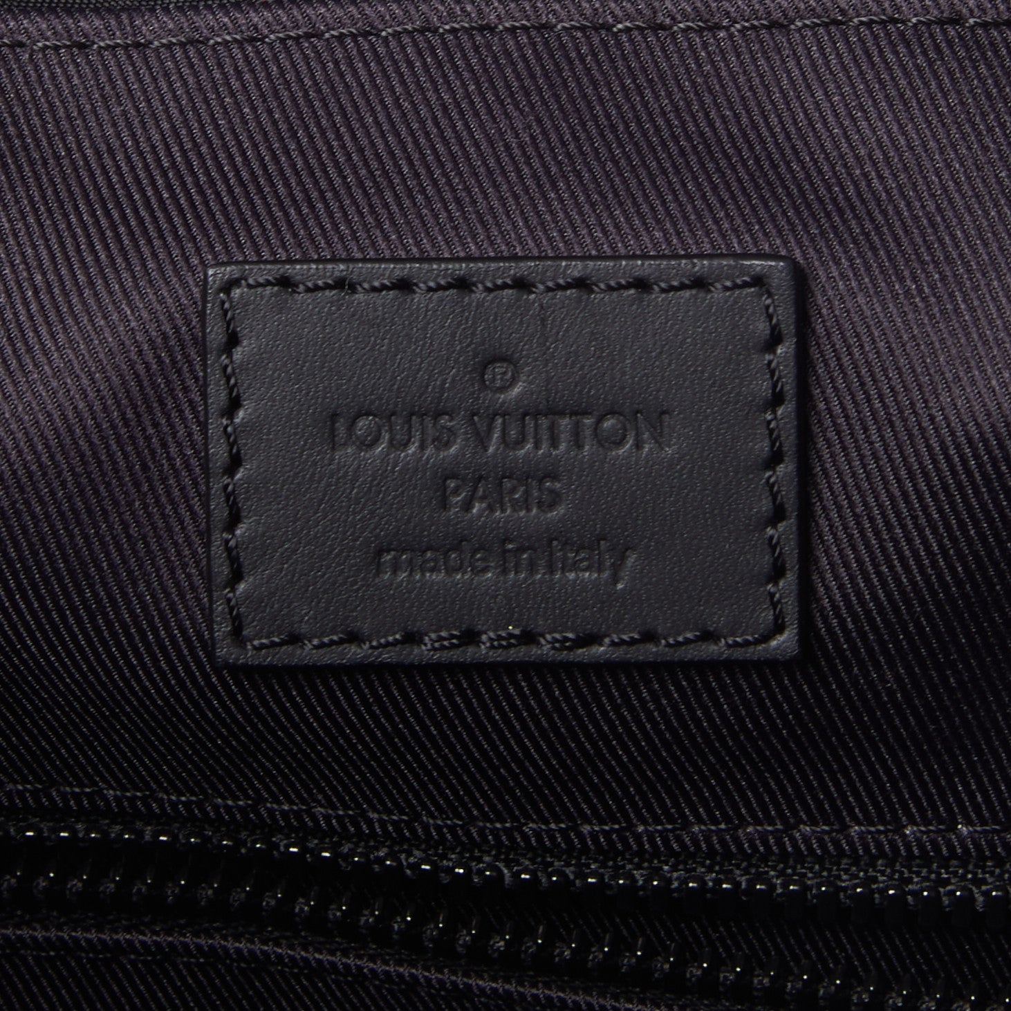 Louis Vuitton Calfskin Monogram Shadow Discovery Backpack Black 8 of 8
