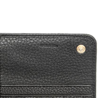 Prada Vitello Daino Continental Flap Wallet Nero Black 7 of 8