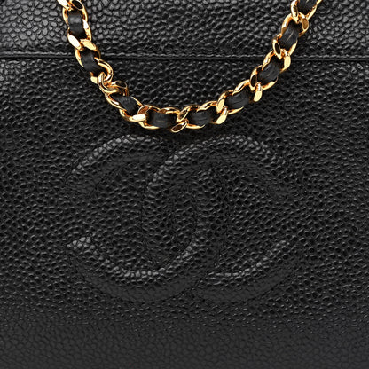 Chanel Caviar CC Shoulder Bag Black 7 of 10