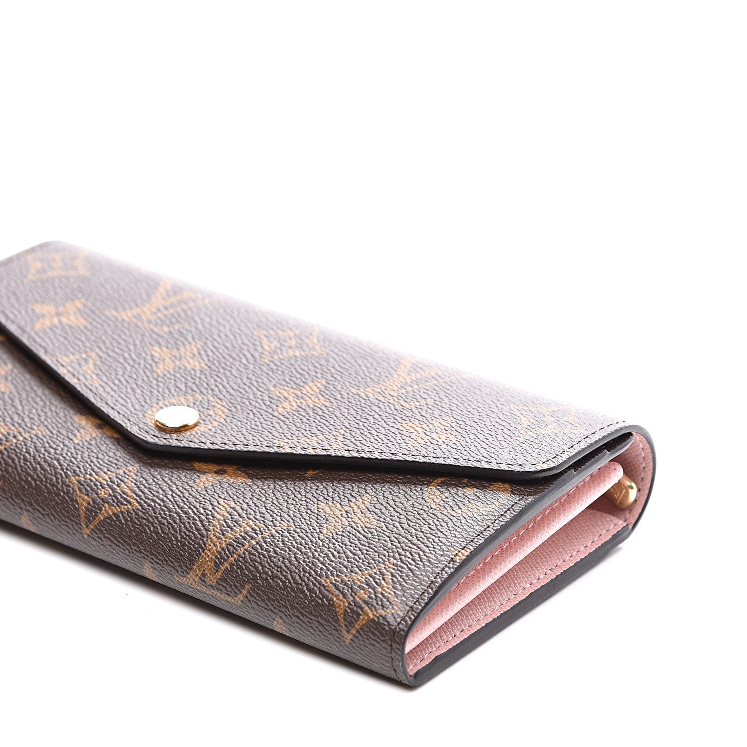 Louis Vuitton Monogram Sarah Wallet NM Rose Ballerine 7 of 8