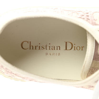 Christian Dior Canvas Oblique Walk'N'Dior Low Top Sneakers 39 Powder Nude 7 of 8