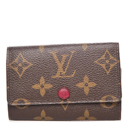 Louis Vuitton Monogram 6 Key Multicles Holder Fuchsia 1 of 13