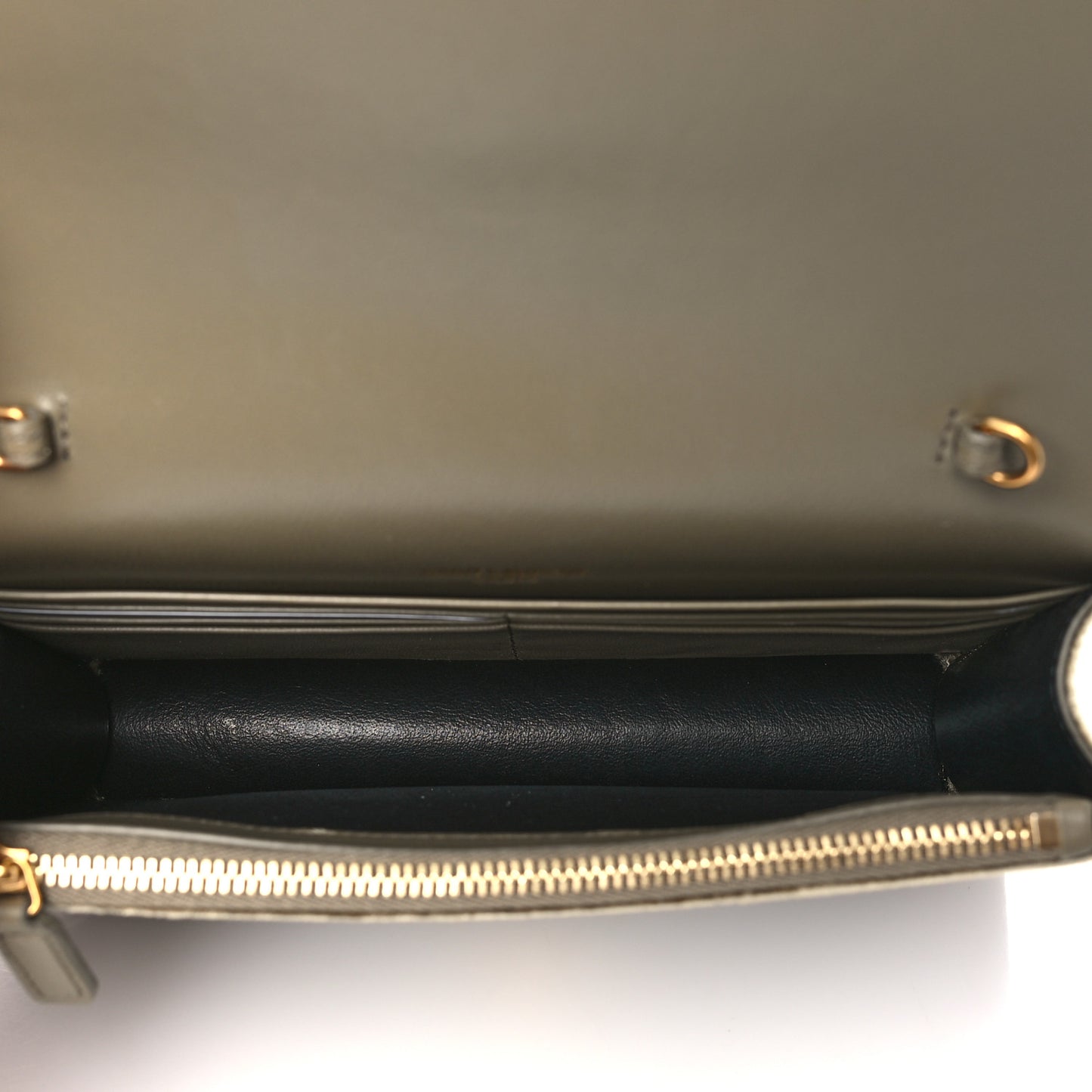 Velvet Medium Classic Monogram Kate Tassel Satchel Olive