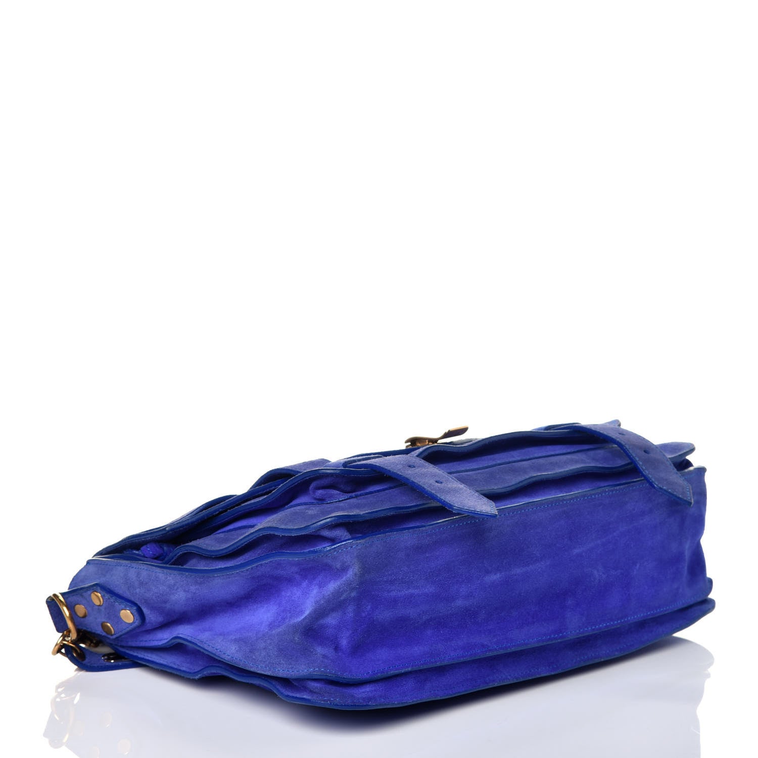 Proenza Schouler Suede Medium PS1 Satchel Royal Blue 4 of 9