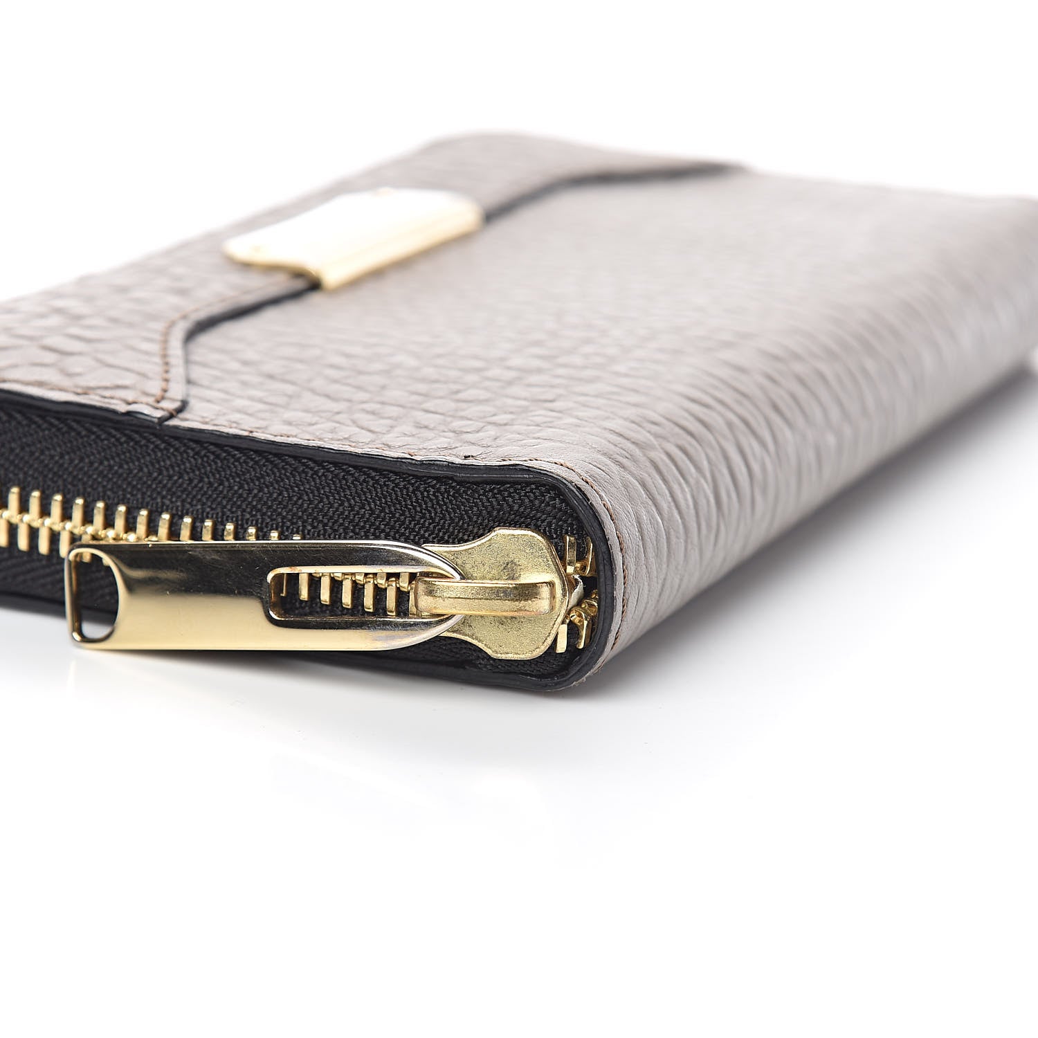 Burberry Heritage Grain Zip Around Wallet Pale Taupe 9 of 11