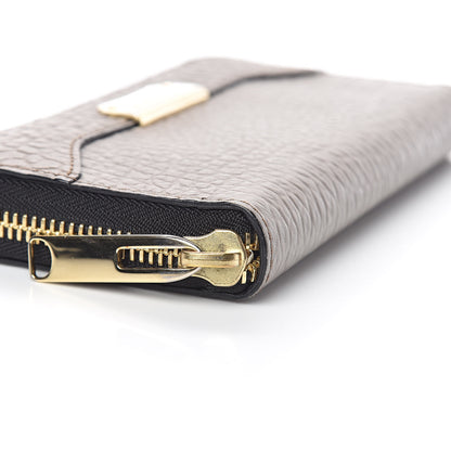 Burberry Heritage Grain Zip Around Wallet Pale Taupe 9 of 11
