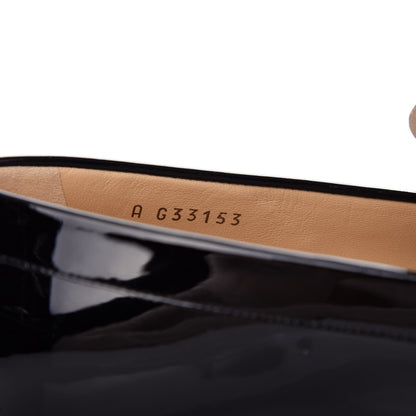 Chanel Patent CC Mocassin Loafers 40.5 Black 10 of 13