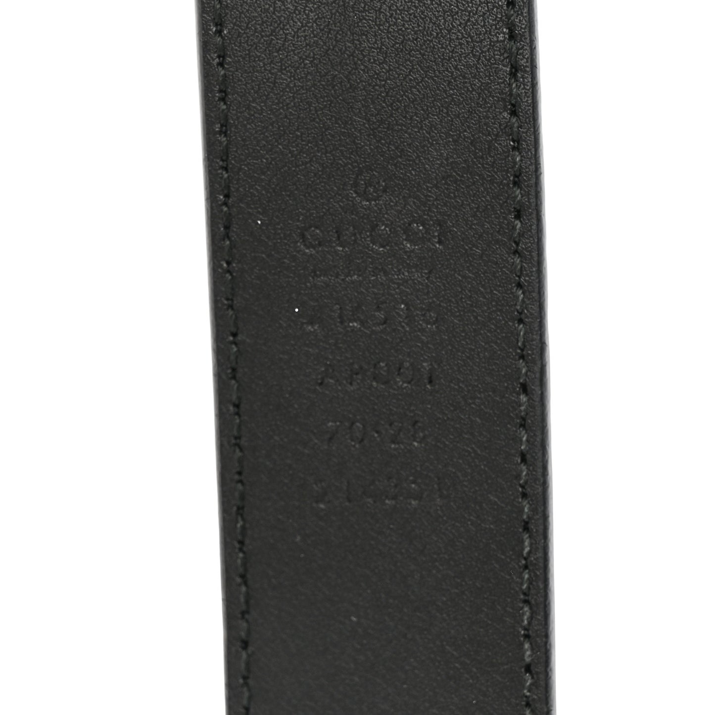Moon Calfskin Double G 30mm Belt 70 28 Black