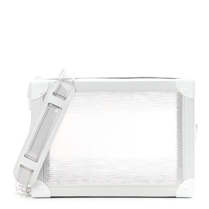 Louis Vuitton Calfskin PVC Epi Plage Soft Trunk Optic White 1 of 7