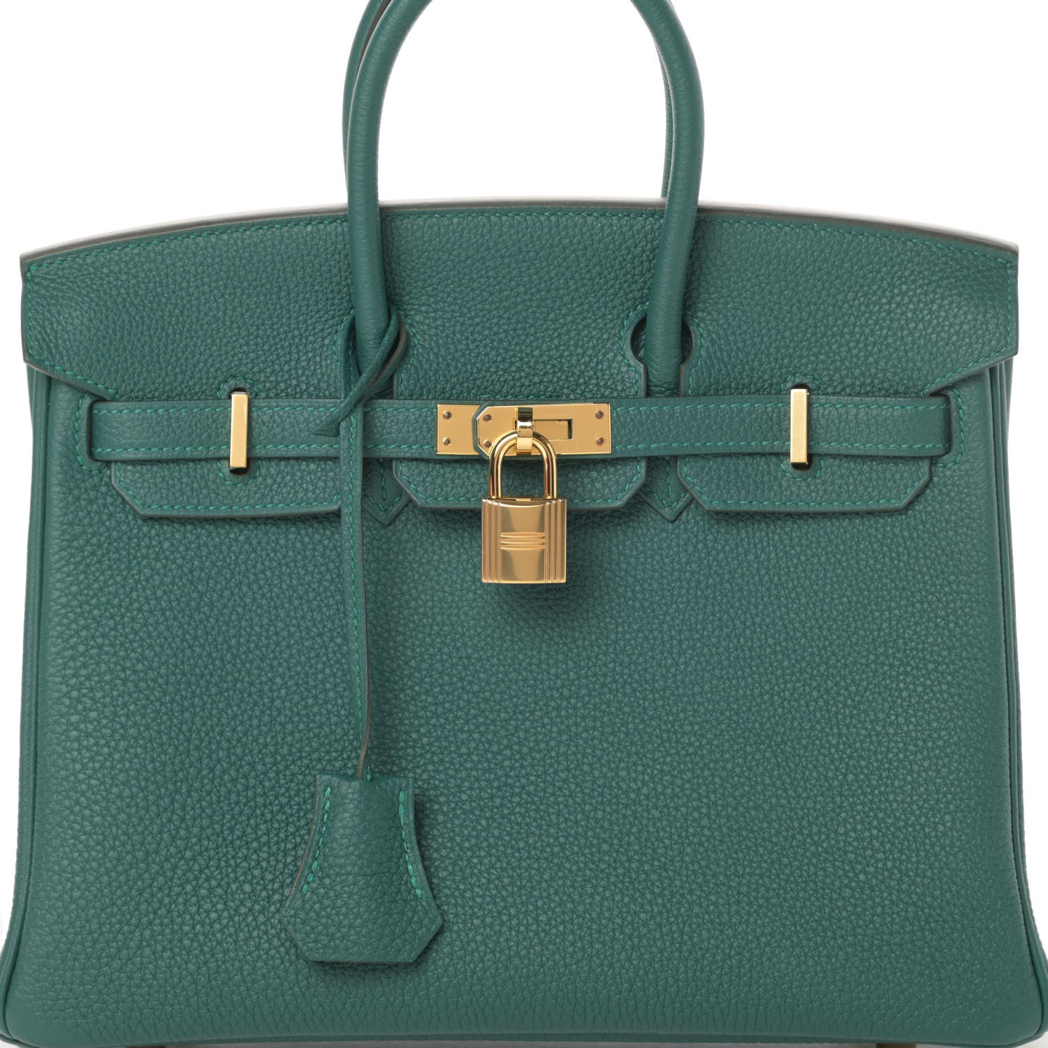 Hermes Togo Birkin 25 Malachite 8 of 11