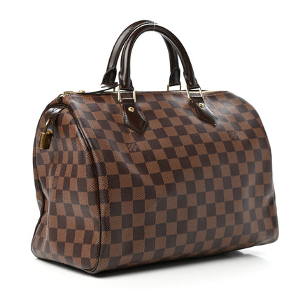 Louis Vuitton Damier Ebene Speedy 30 3 of 9