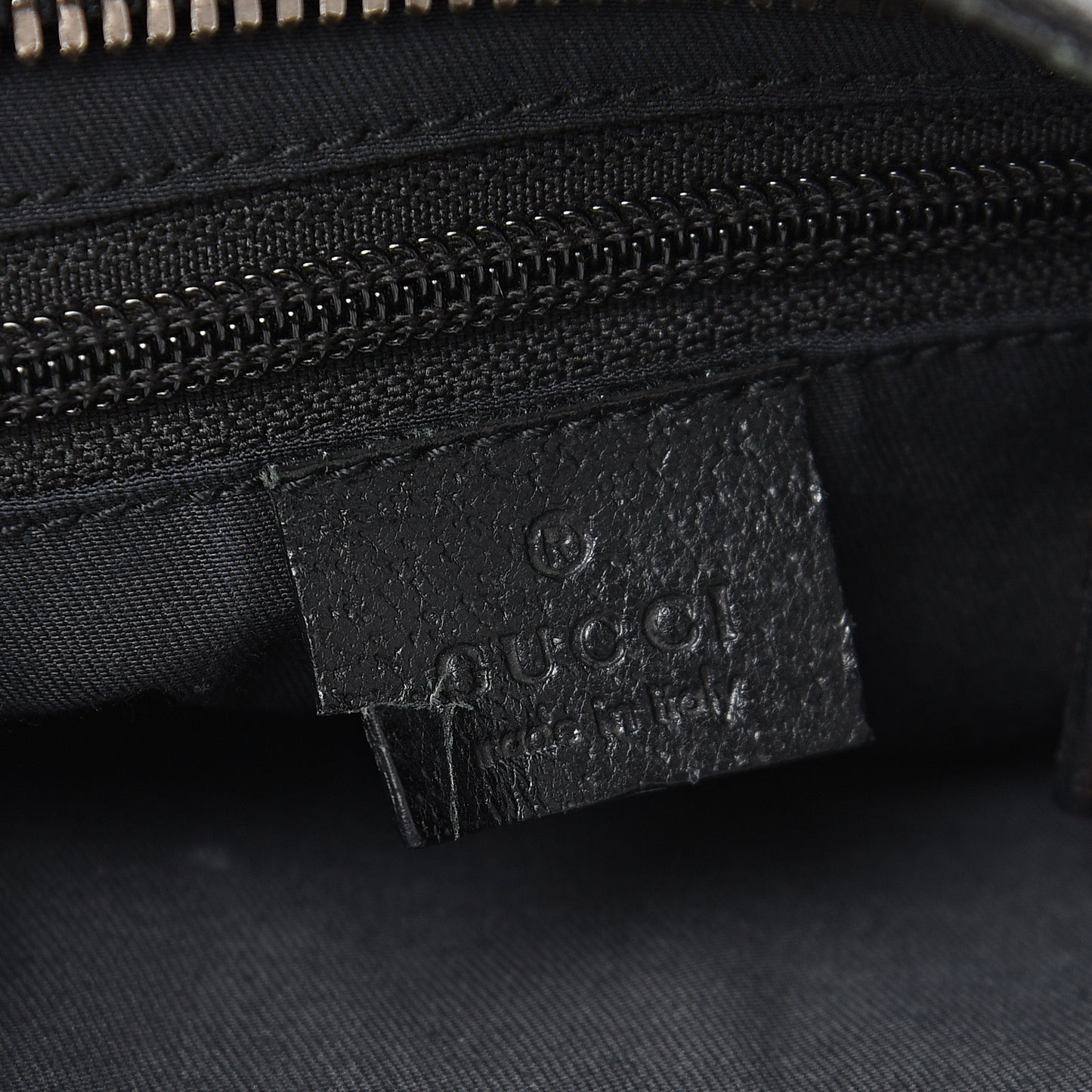 Monogram Flat Messenger Bag Black