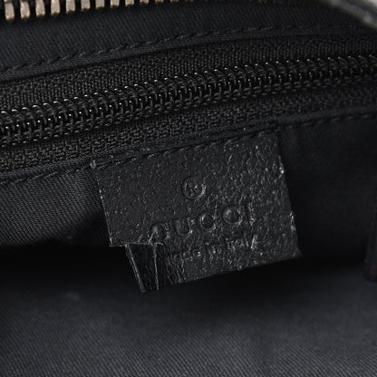 Gucci Monogram Flat Messenger Bag Black 7 of 10