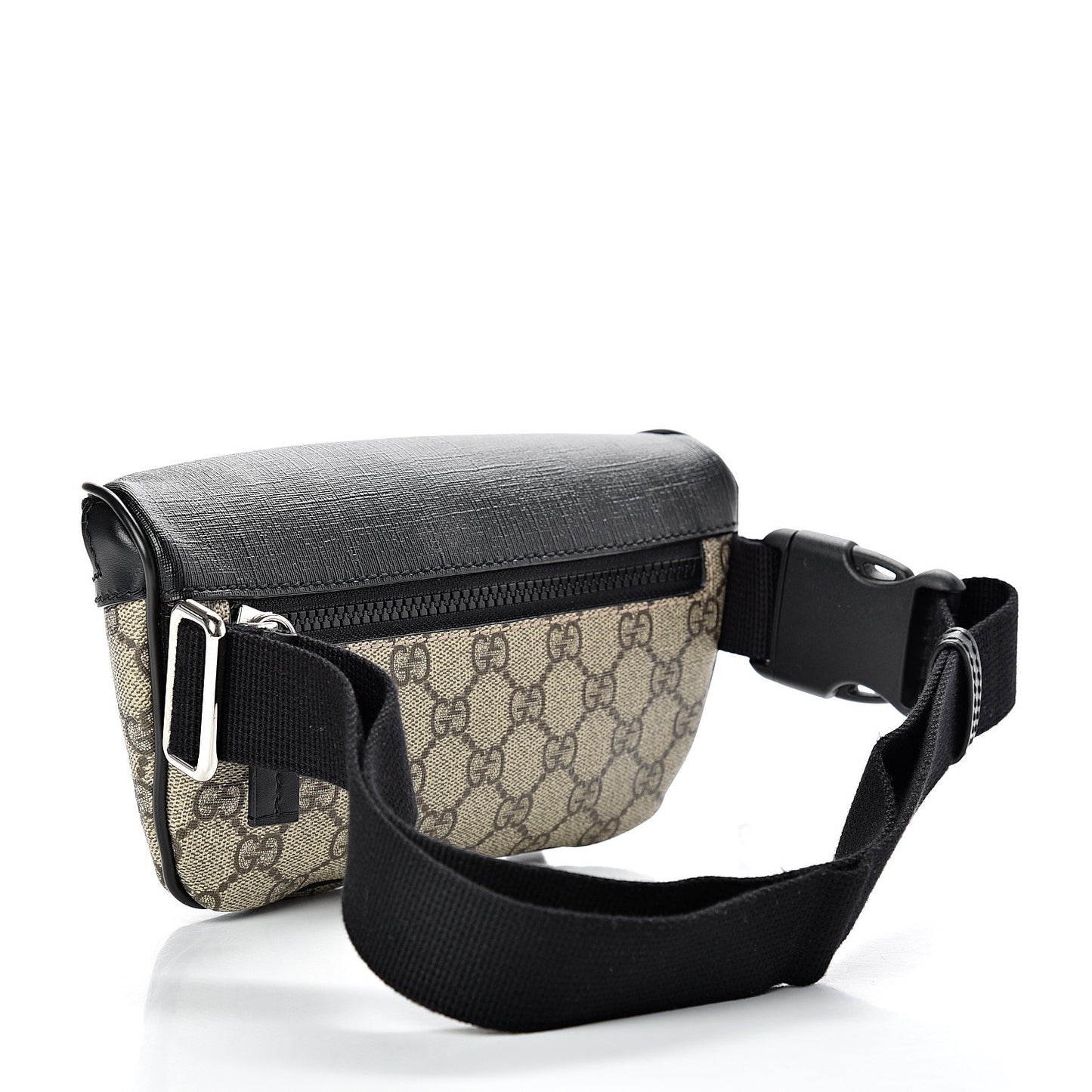 GG Supreme Monogram Belt Bag Black