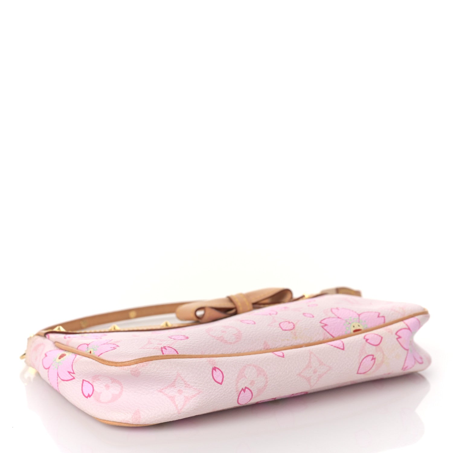 Louis Vuitton Monogram Cherry Blossom Pochette Accessories Pink 4 of 9