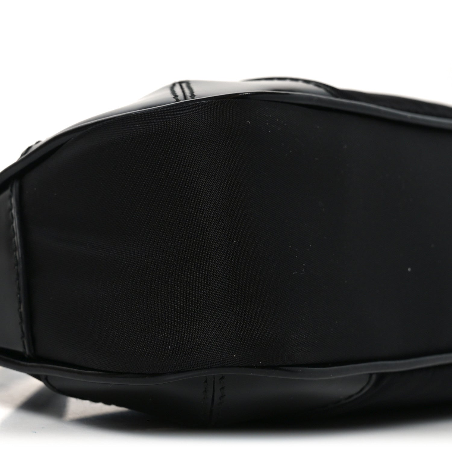 Prada Re-Nylon Spazzolato Re-Edition 2002 Shoulder Bag Black 8 of 9
