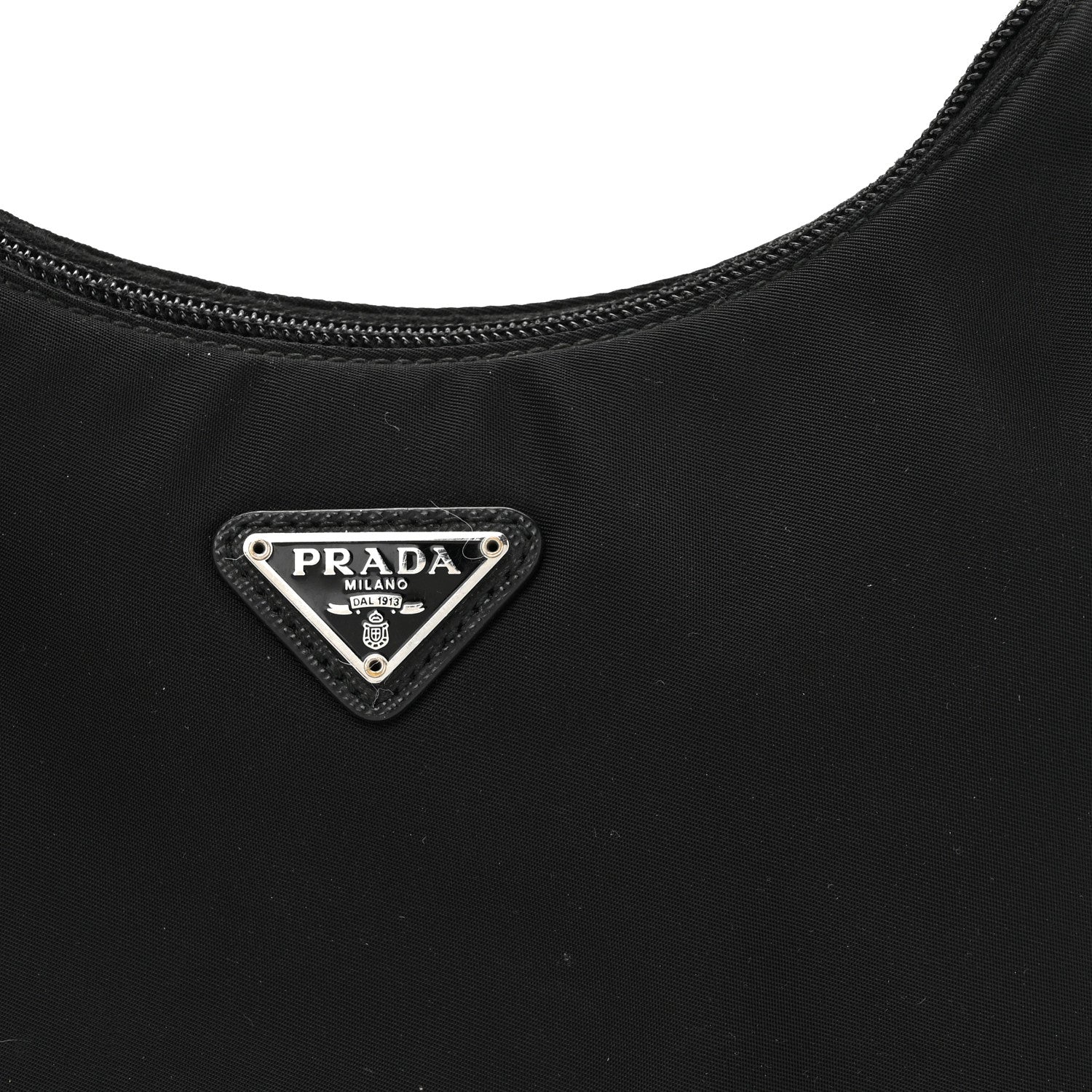 Prada Tessuto Nylon Mini Re-Edition 2000 Bag Black 7 of 9