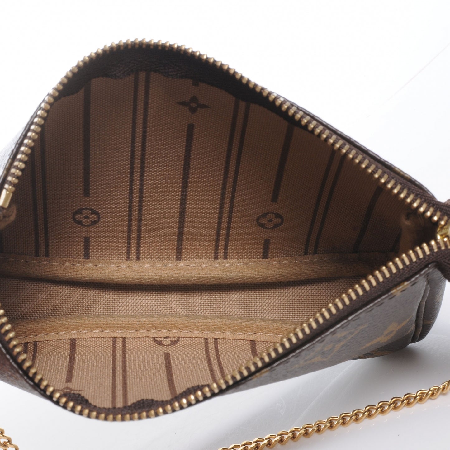 Monogram Complice Trunks and Bags Mini Pochette Accessories Beige