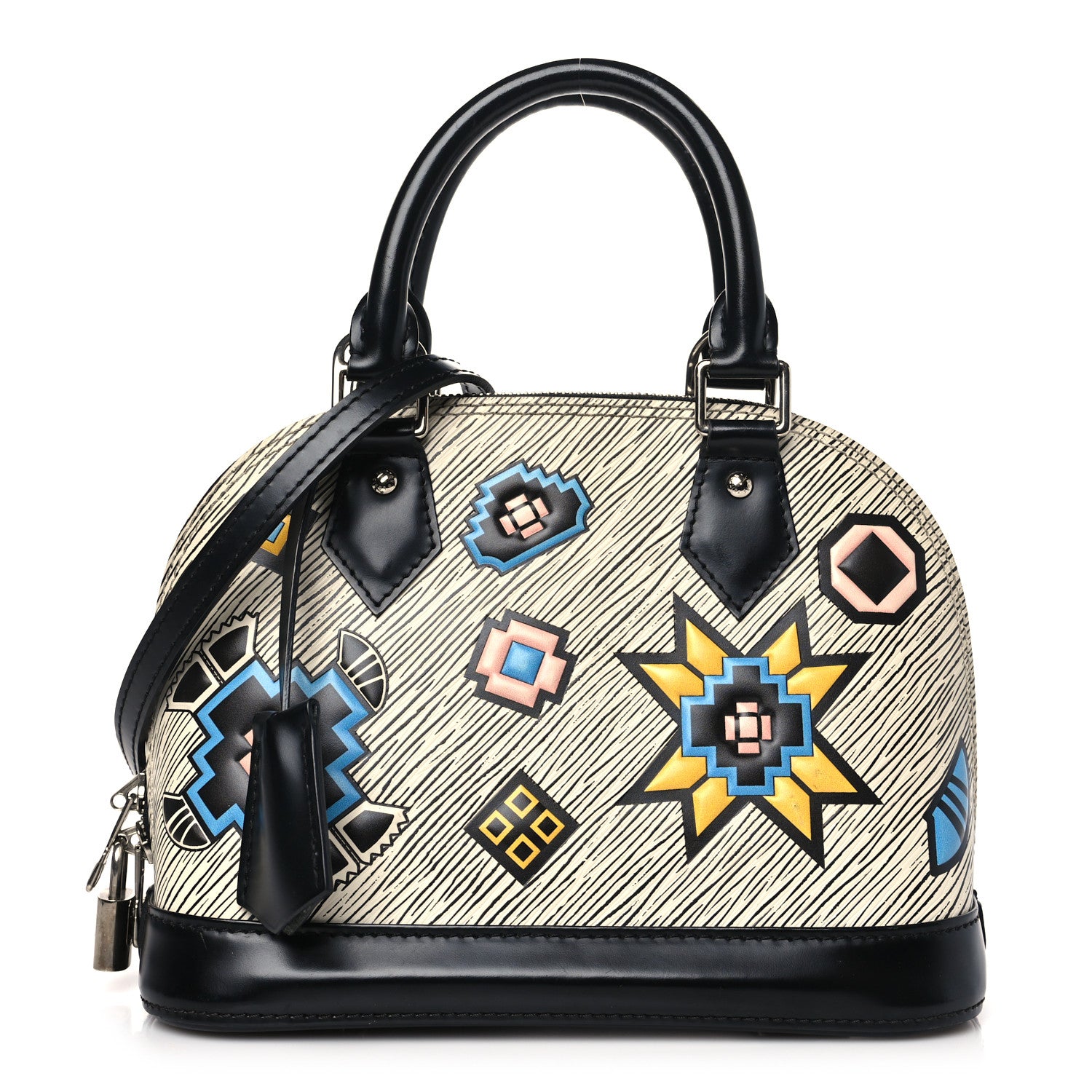 Louis Vuitton Epi Azteque Alma BB White 1 of 9