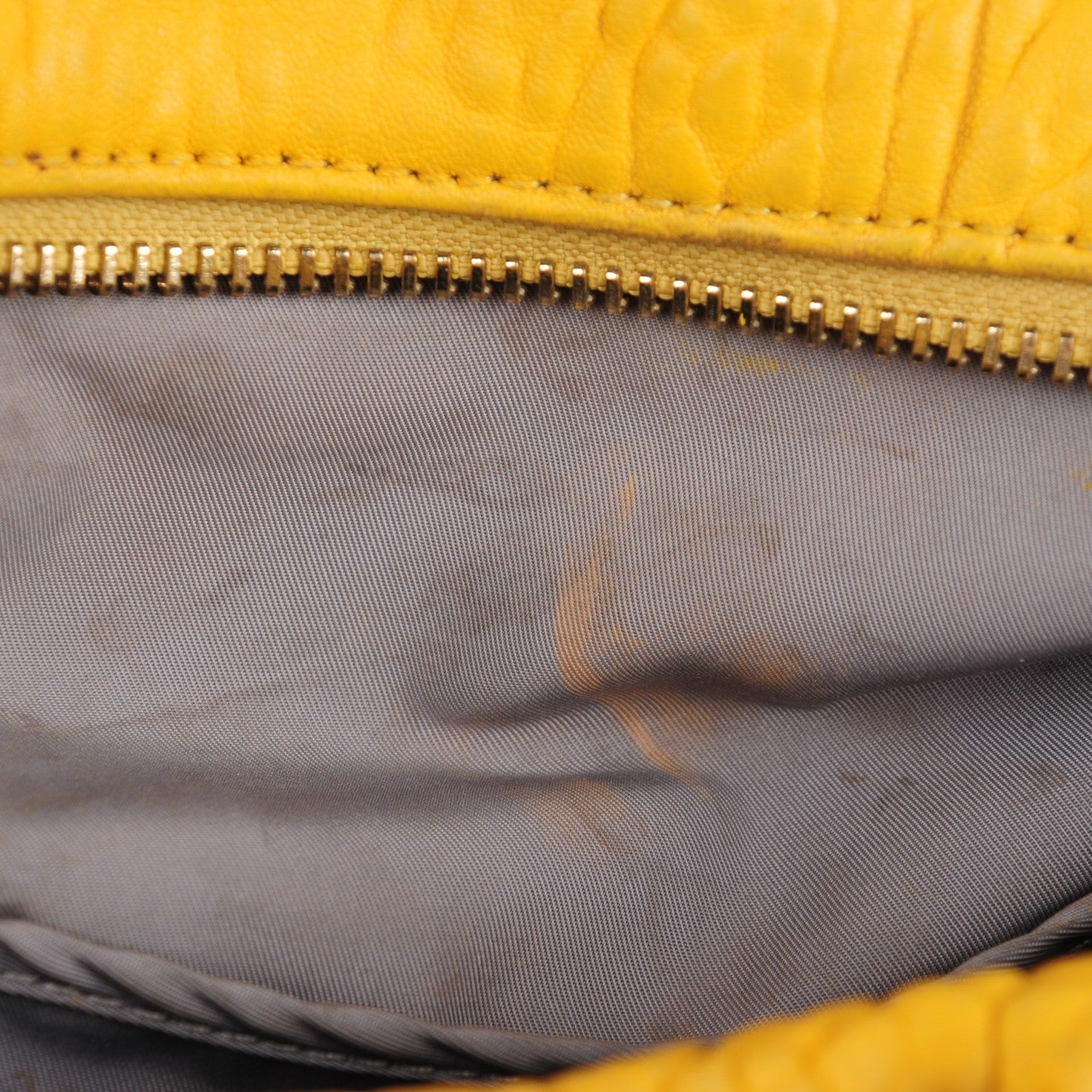 Alexander Wang Pebbled Lambskin Rocco Yellow Light Gold Hardware 3 of 13