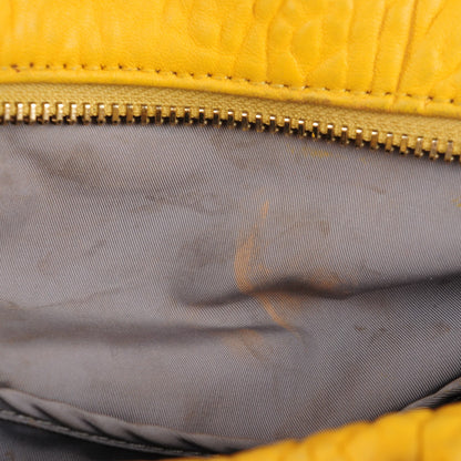 Alexander Wang Pebbled Lambskin Rocco Yellow Light Gold Hardware 3 of 13