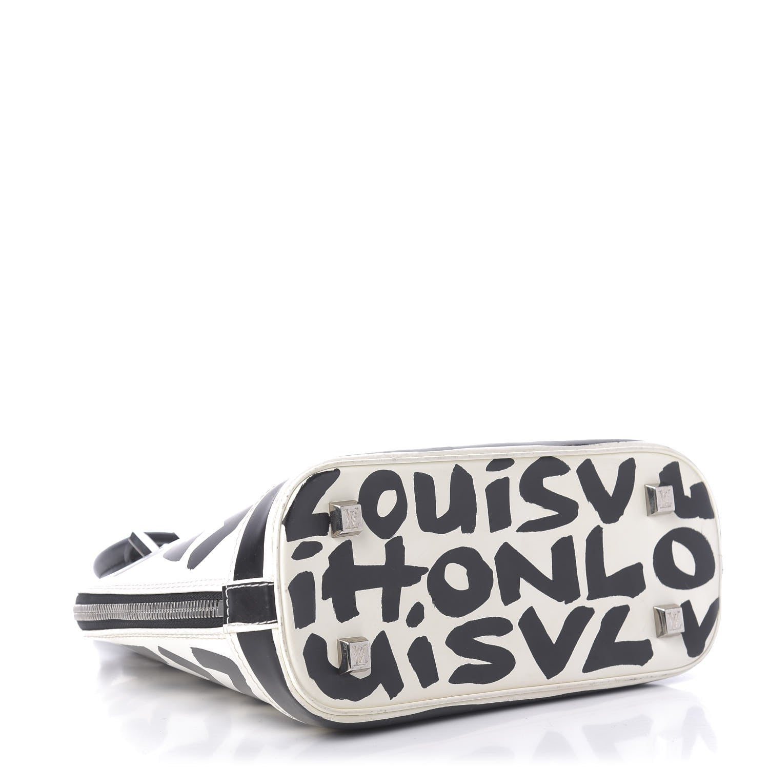 Louis Vuitton Graffiti Alma MM Black 4 of 11