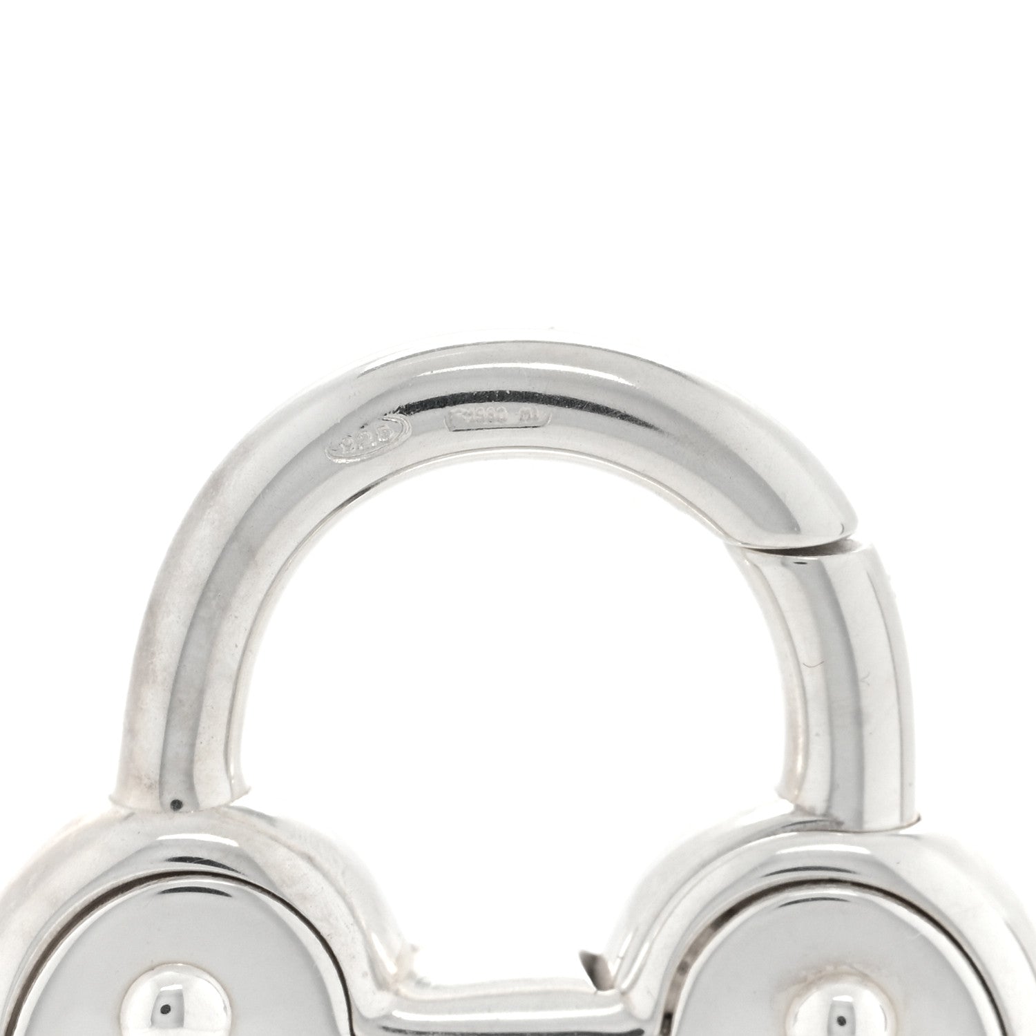 Tiffany Sterling Silver Return to Love Heart Lock Charm 3 of 3