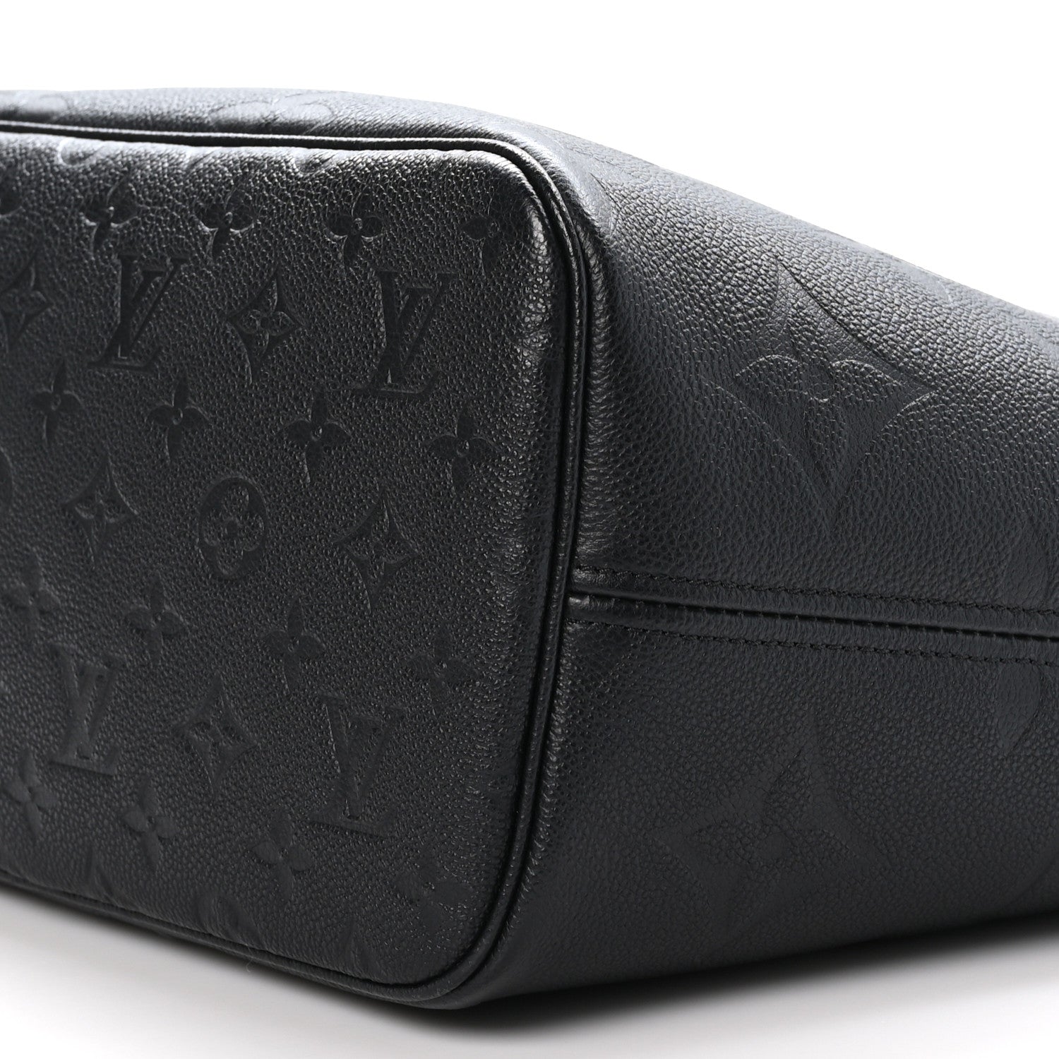 Louis Vuitton Empreinte Monogram Giant Neverfull MM Black 10 of 11