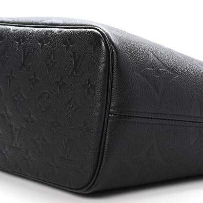 Louis Vuitton Empreinte Monogram Giant Neverfull MM Black 10 of 11