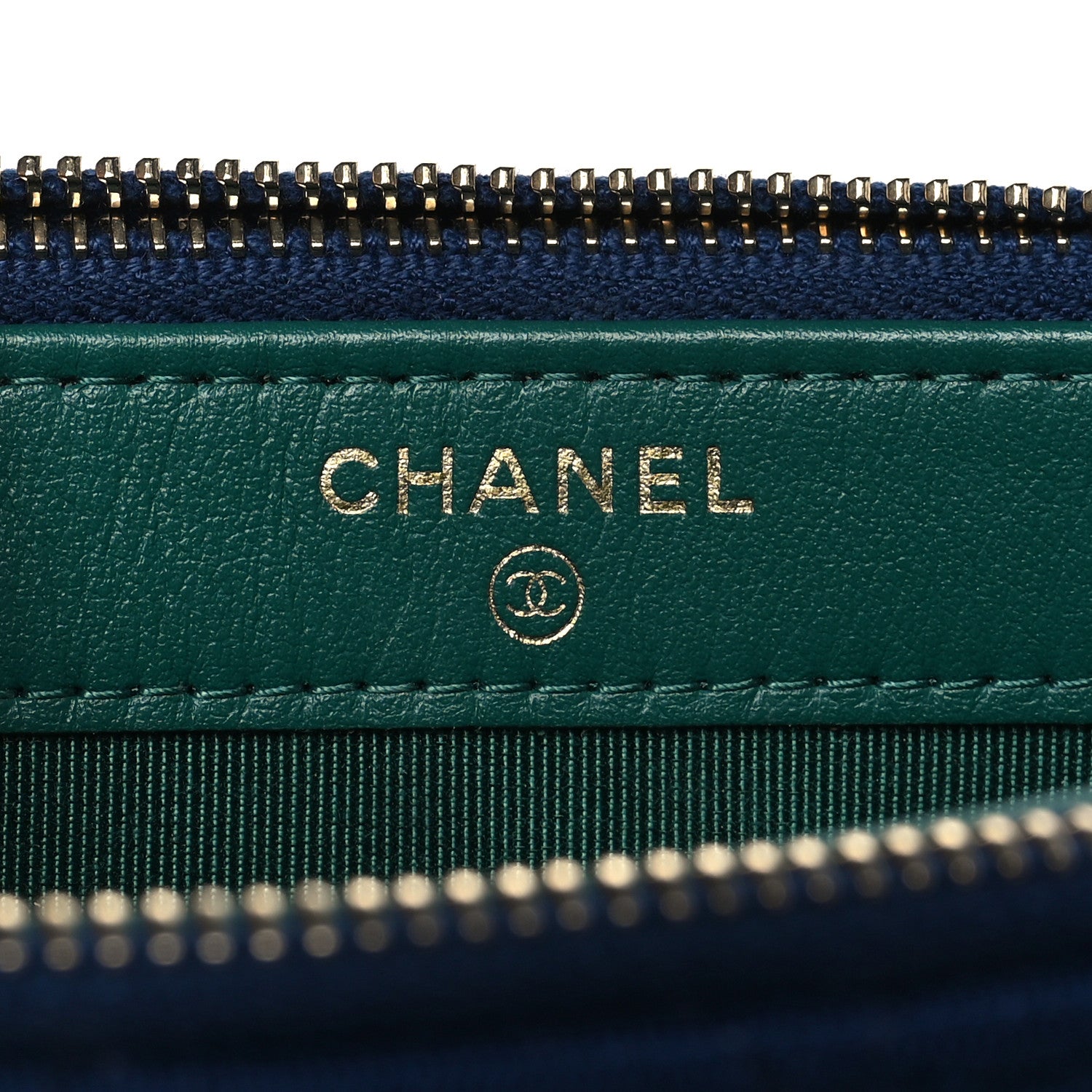 Chanel Jersey Quilted Small Clutch With Chain Navy 7 of 12