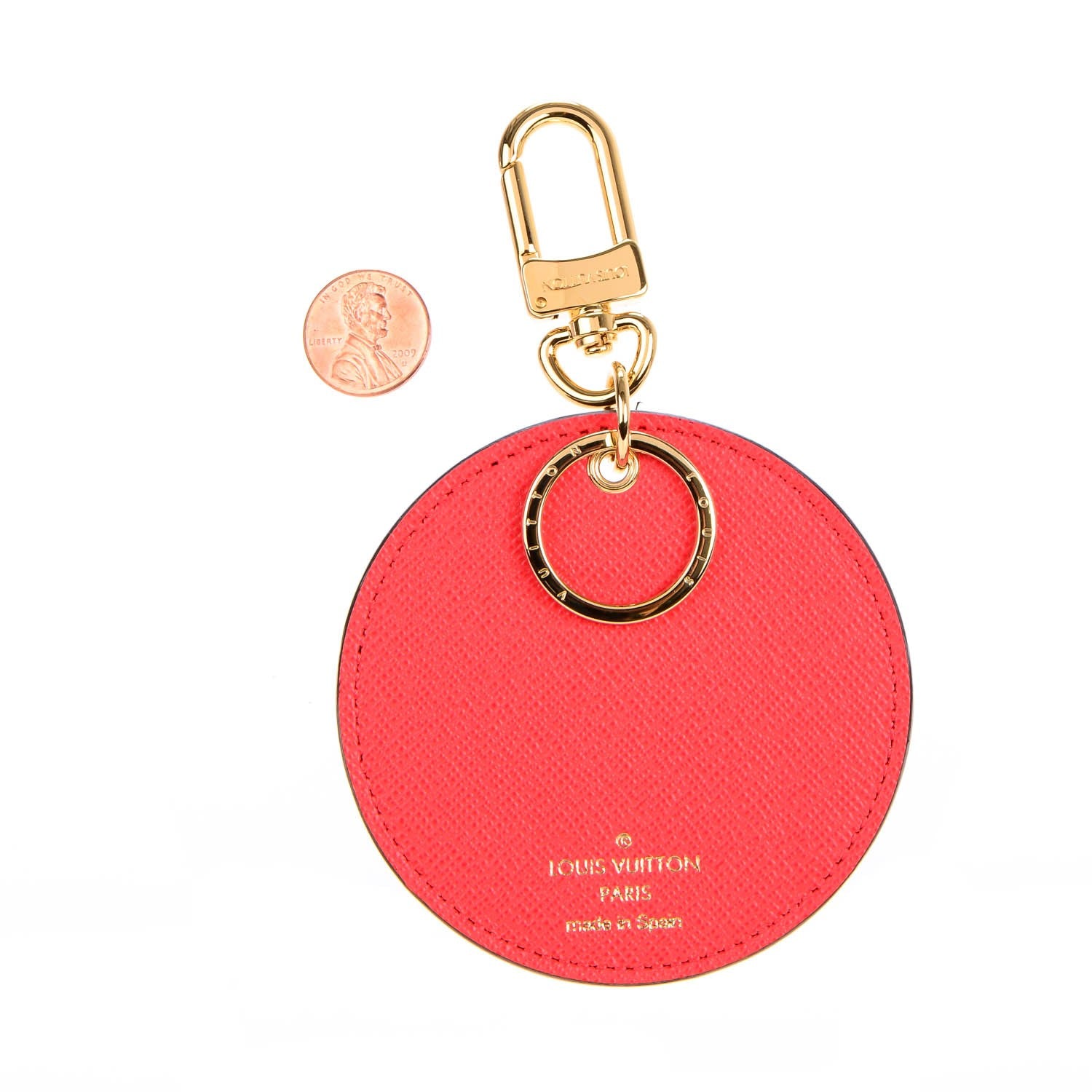 Louis Vuitton Damier Ebene 2015 Christmas Animation Bag Charm Key Ring 2 of 6