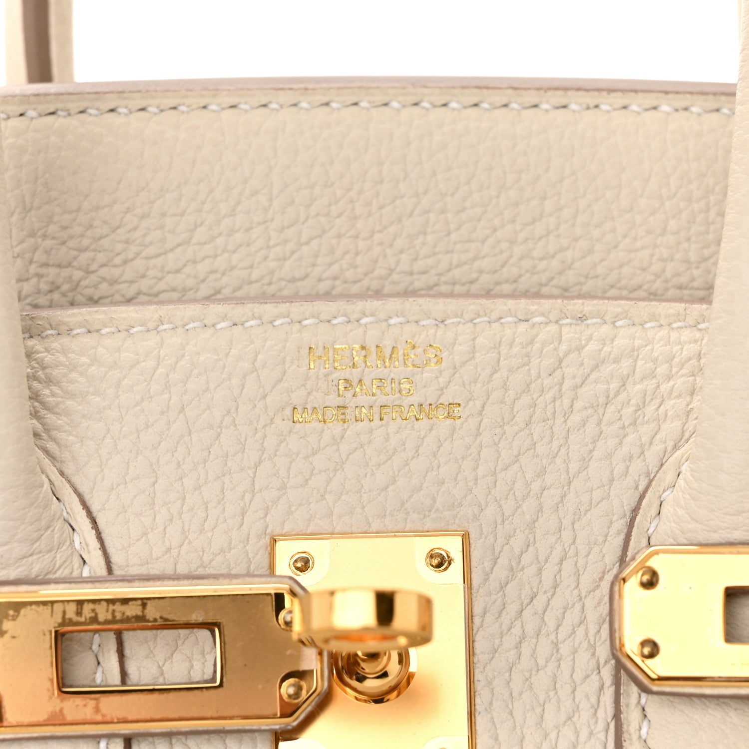 Hermes Togo Birkin 25 Craie 6 of 11
