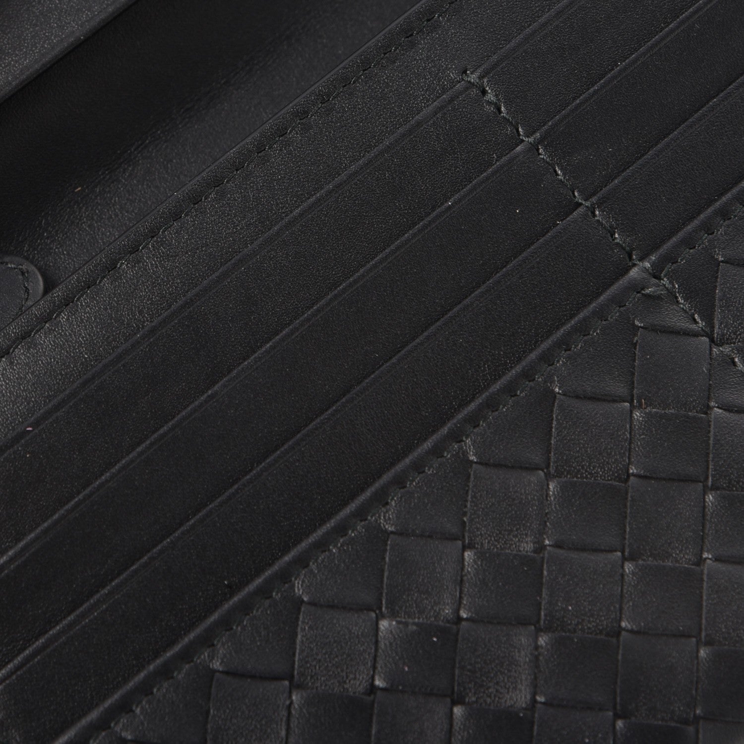 Bottega Veneta Nappa Intrecciato Flap Wallet Nero Black 10 of 10