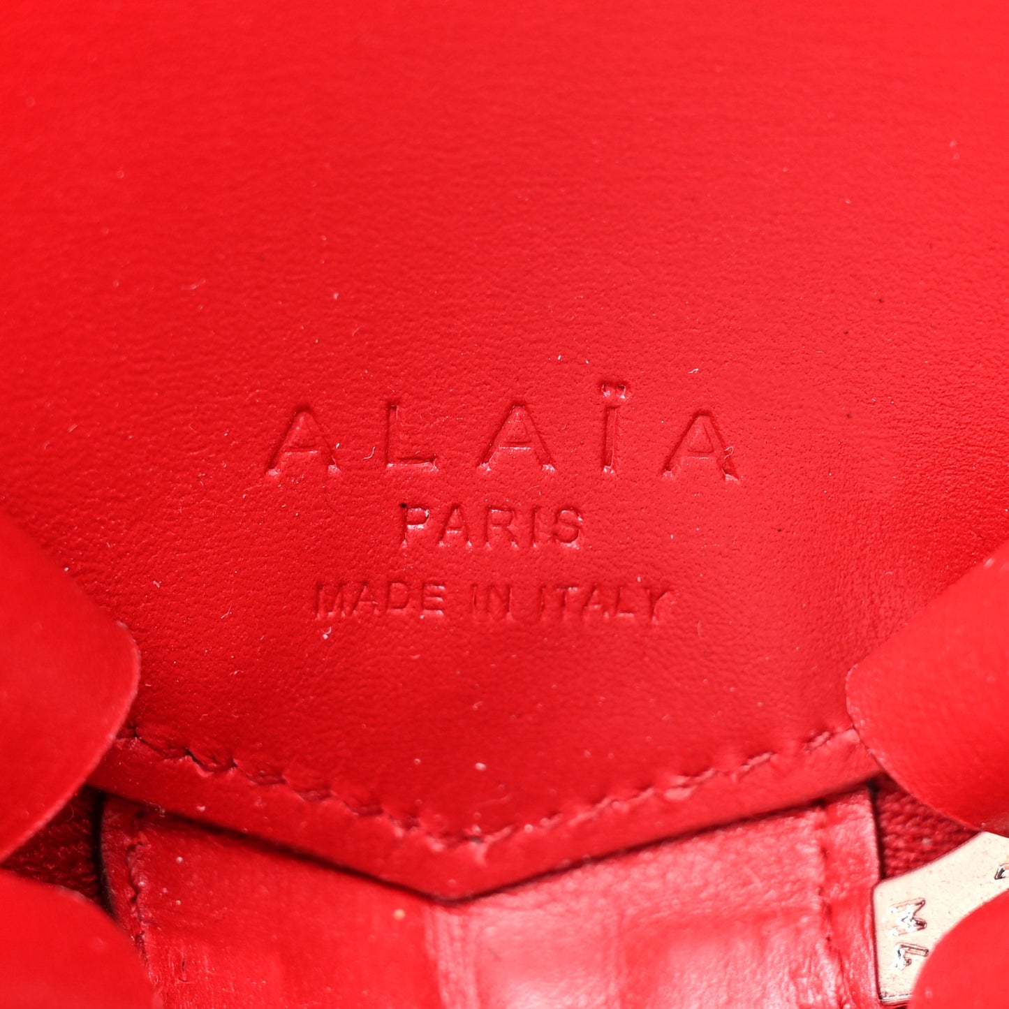 Lux Calfskin Le Coeur Bag Lacquer Red