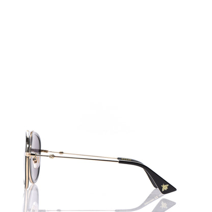 Gucci Aviator Sunglasses GG0062S Black Gold 3 of 7