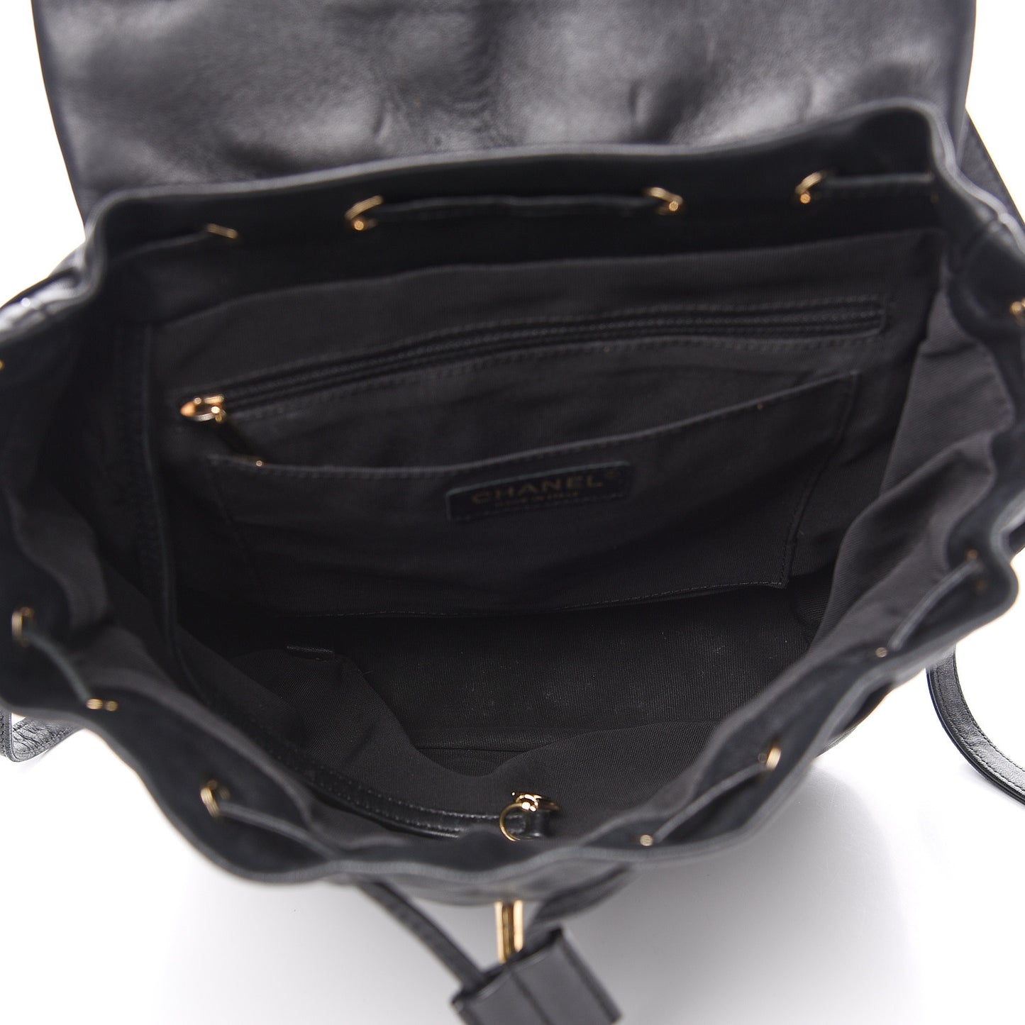 Lambskin Quilted Large Urban Spirit Backpack Black