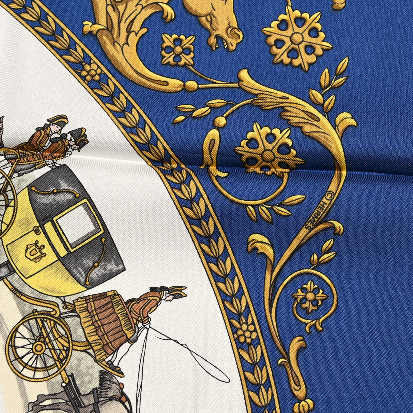 Silk La Promenade de Longchamps Scarf 90