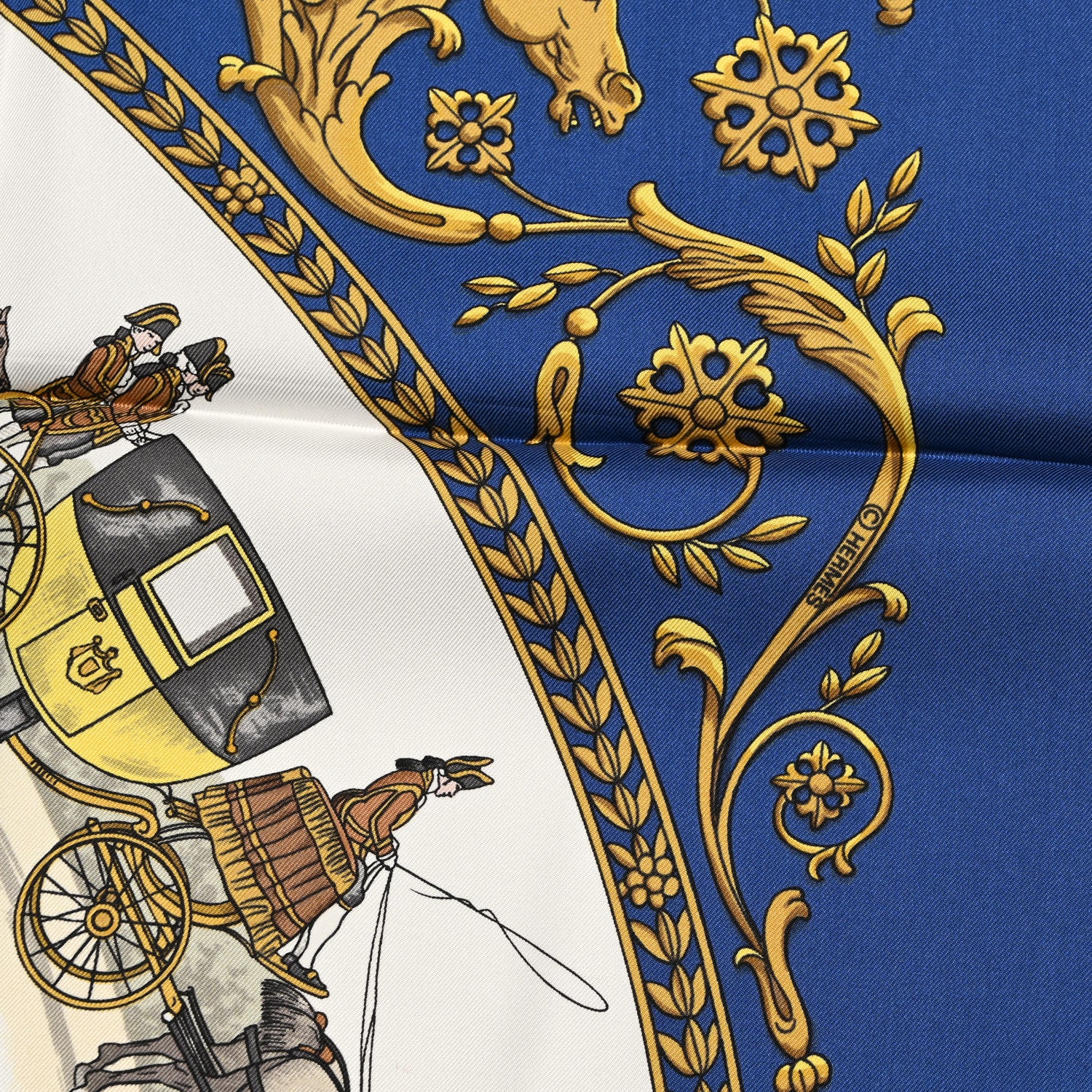 Hermes Silk La Promenade de Longchamps Scarf 90 4 of 5