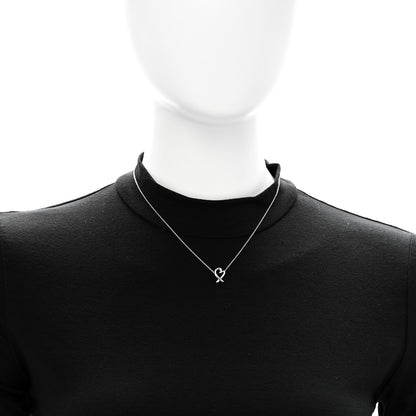 Tiffany Sterling Silver Mini Paloma Picasso Loving Heart Pendant Necklace 2 of 5